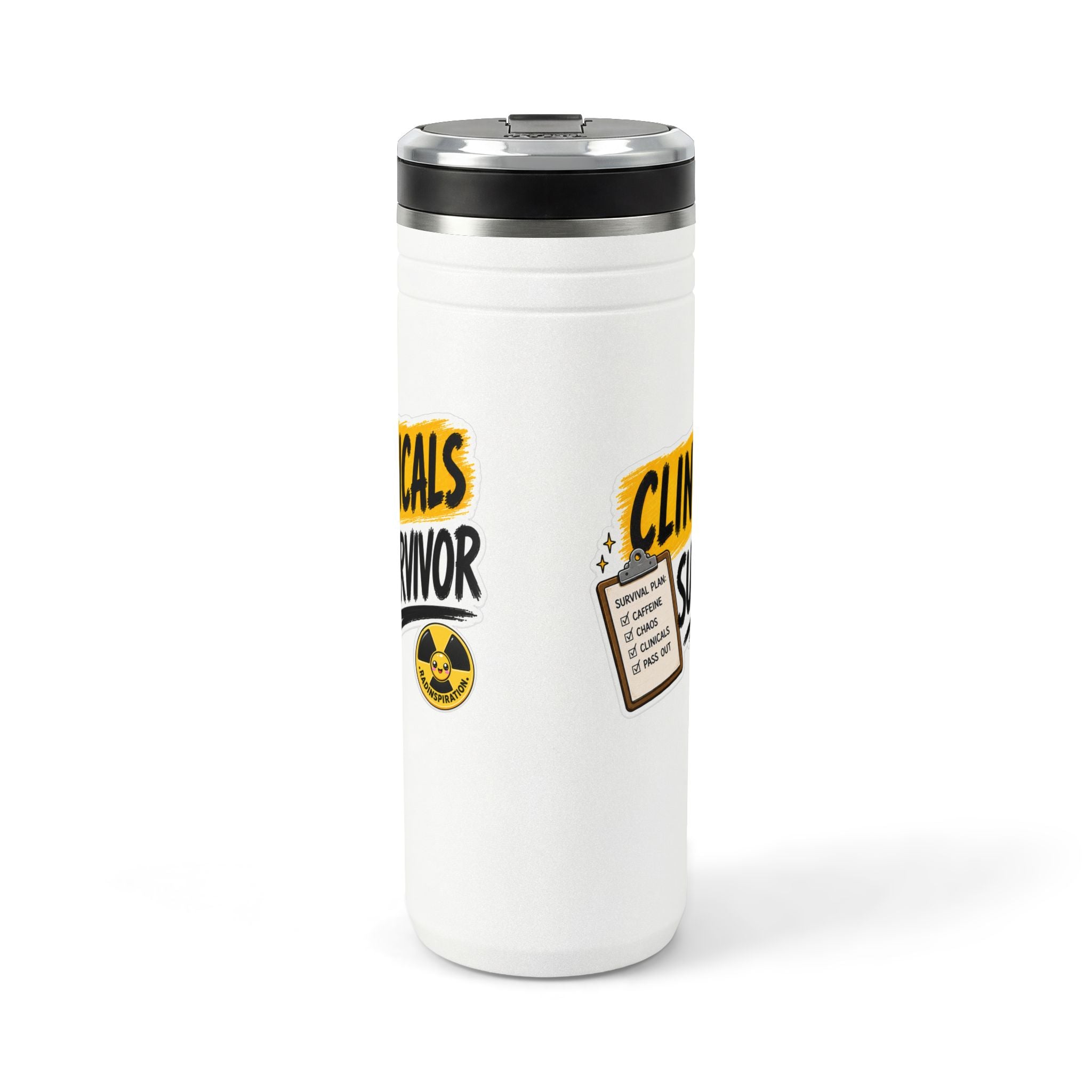 Titan Thermal Straw Tumbler - Clinicals Survivor, 24oz