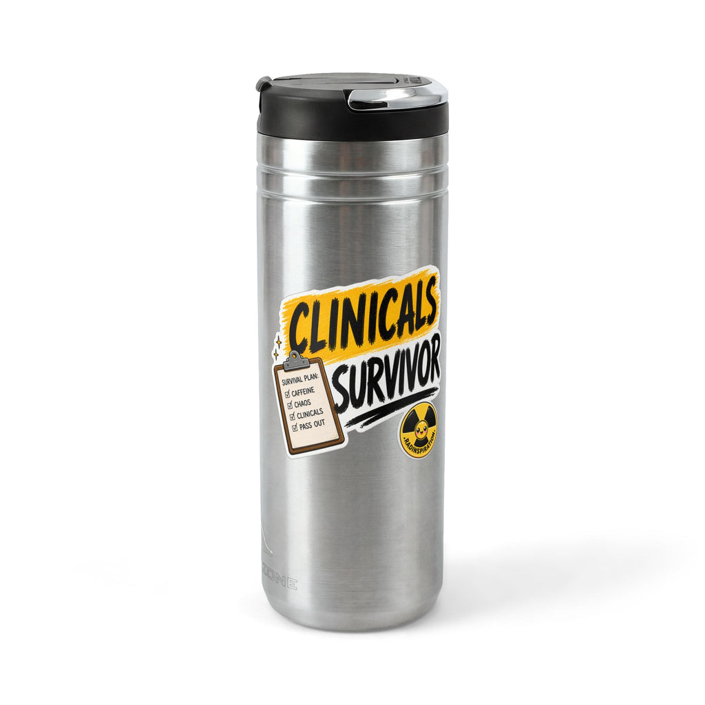 Titan Thermal Straw Tumbler - Clinicals Survivor, 24oz