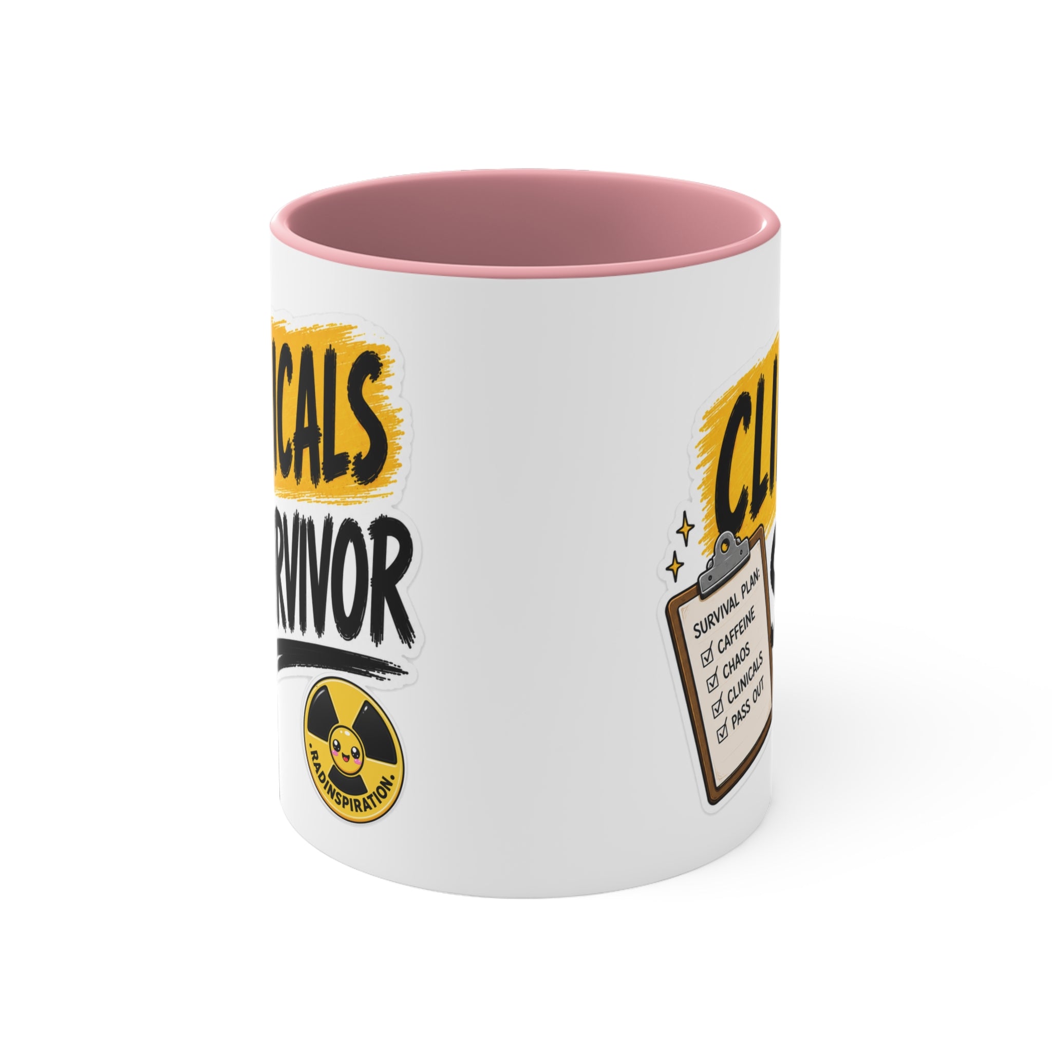 Clinicals Survivor Coffee Mug — Funny Student Gift (11oz Accent)