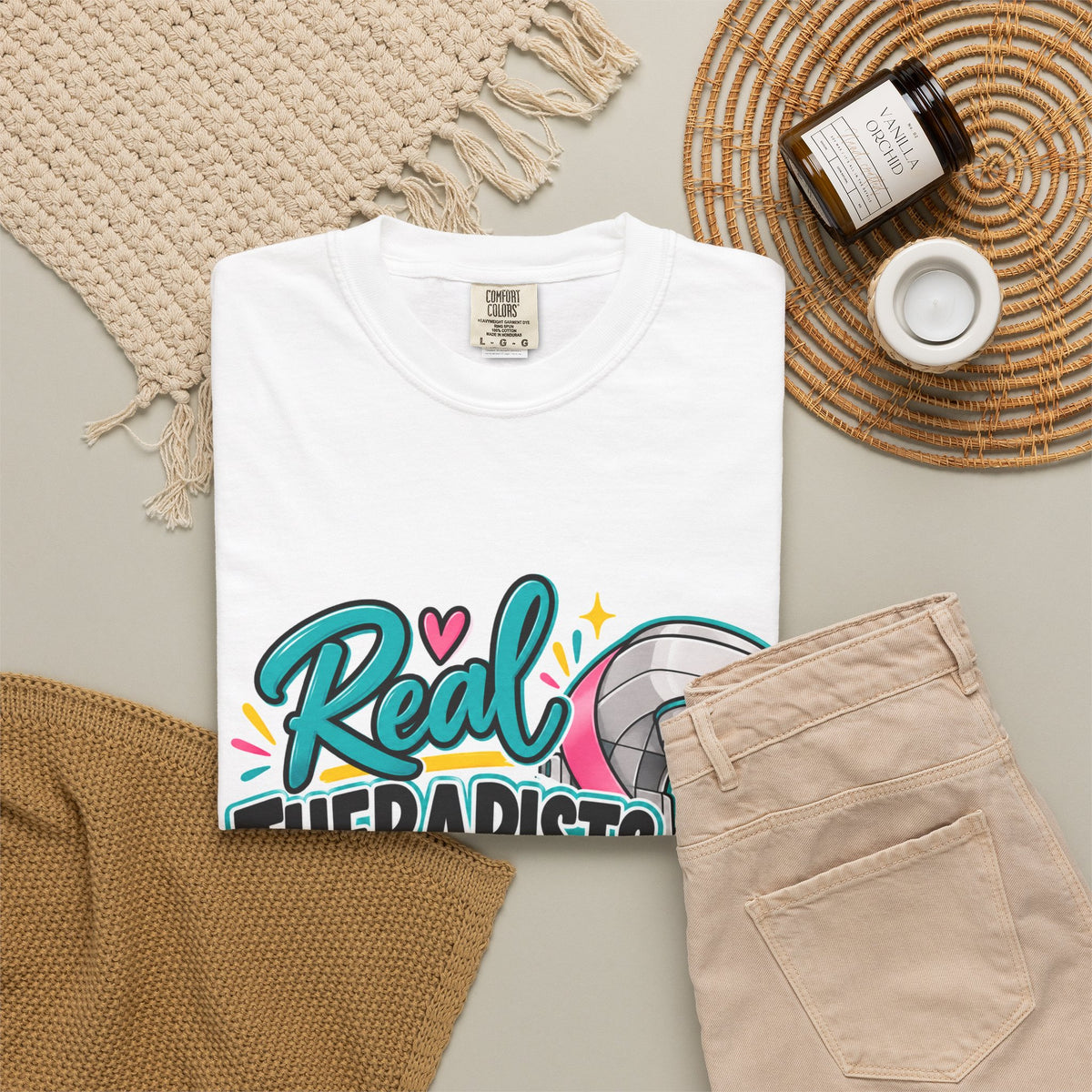 "Real Therapists Wear Pink" T-shirt