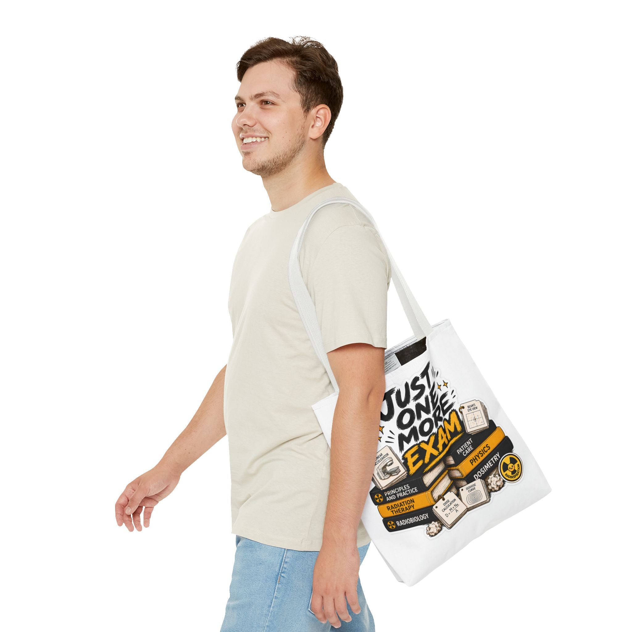 Exam Prep Tote Bag — “Just One More Exam” / “I Can Do Hard Things” Study Motivation Tote