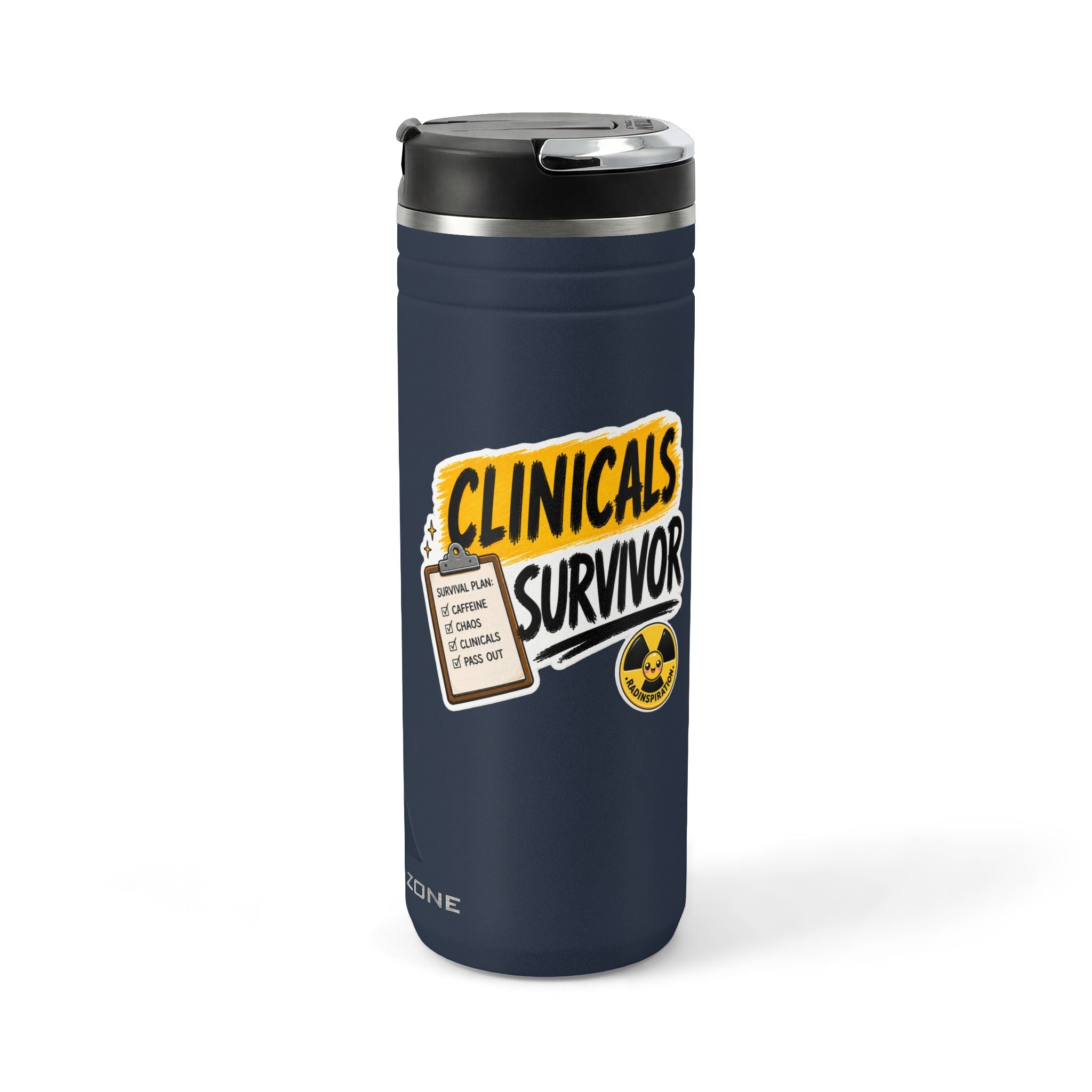Titan Thermal Straw Tumbler - Clinicals Survivor, 24oz