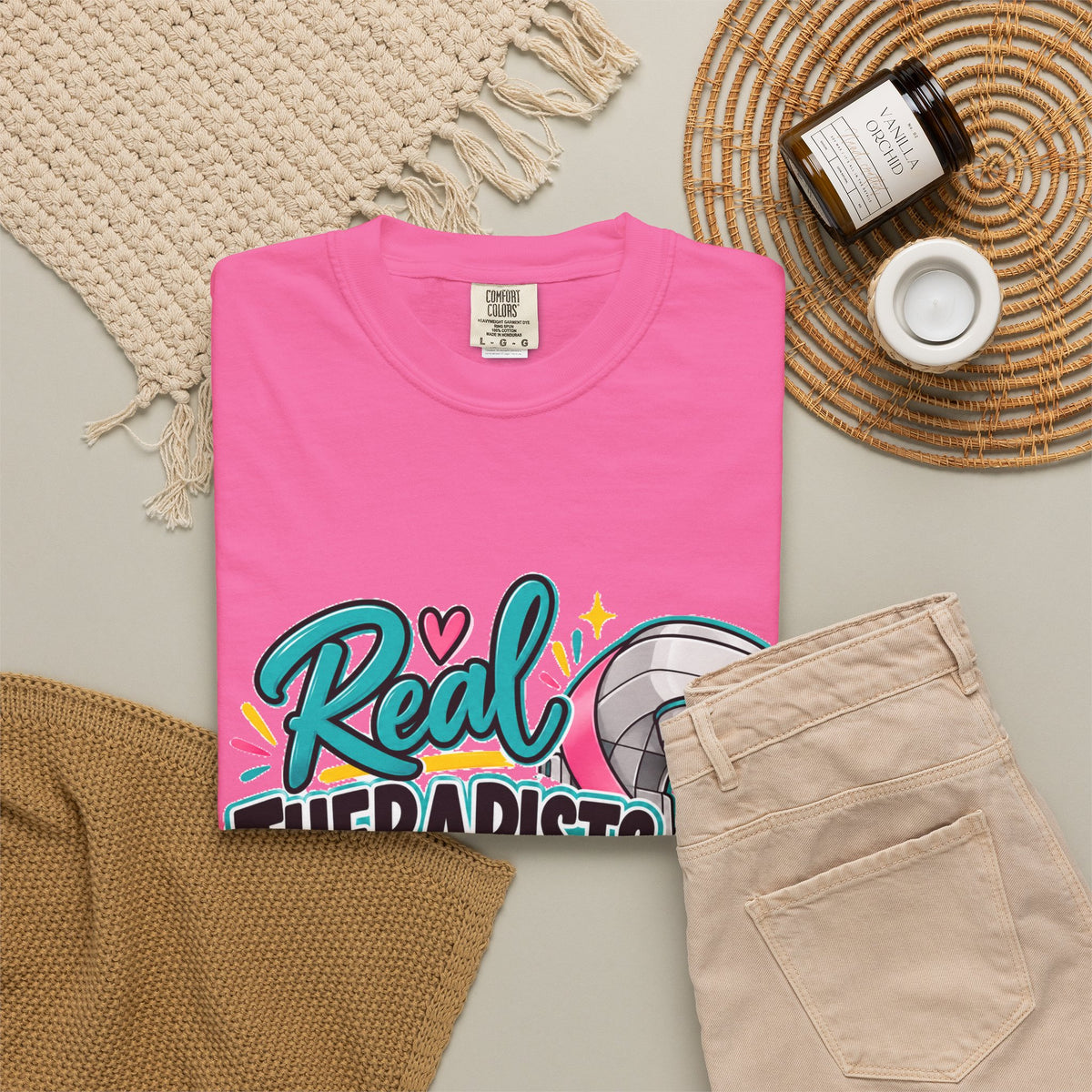 "Real Therapists Wear Pink" T-shirt