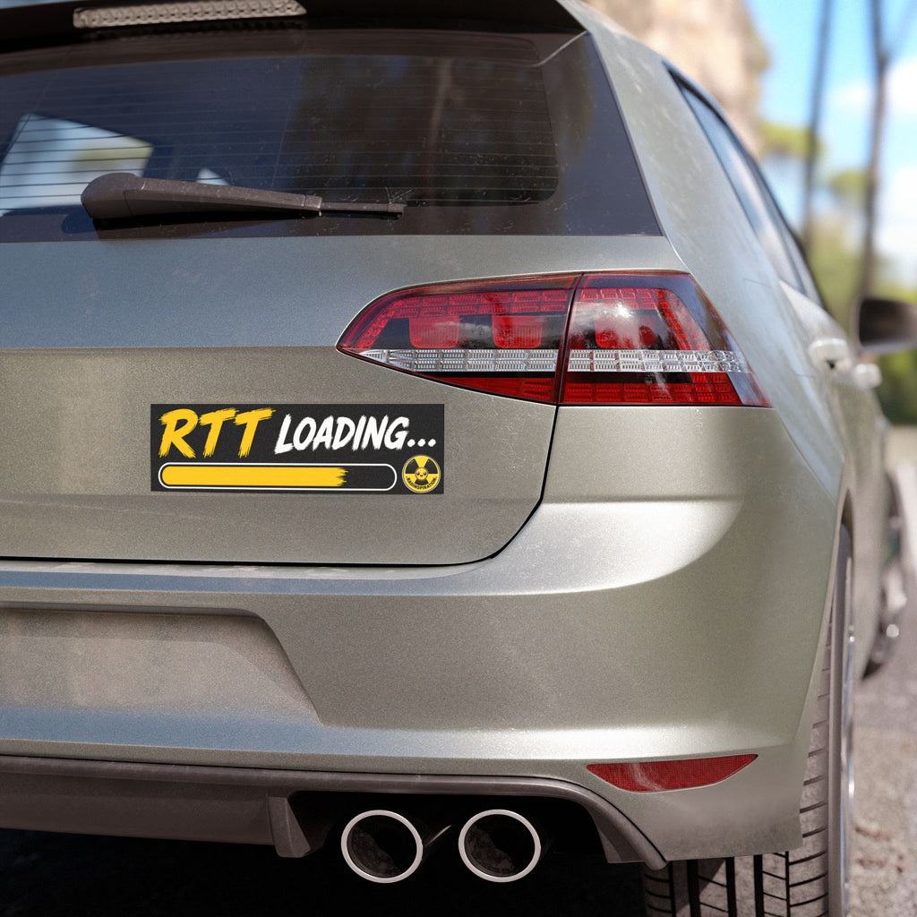 RTT Loading Car Magnet — Radiation Therapy Student Gift