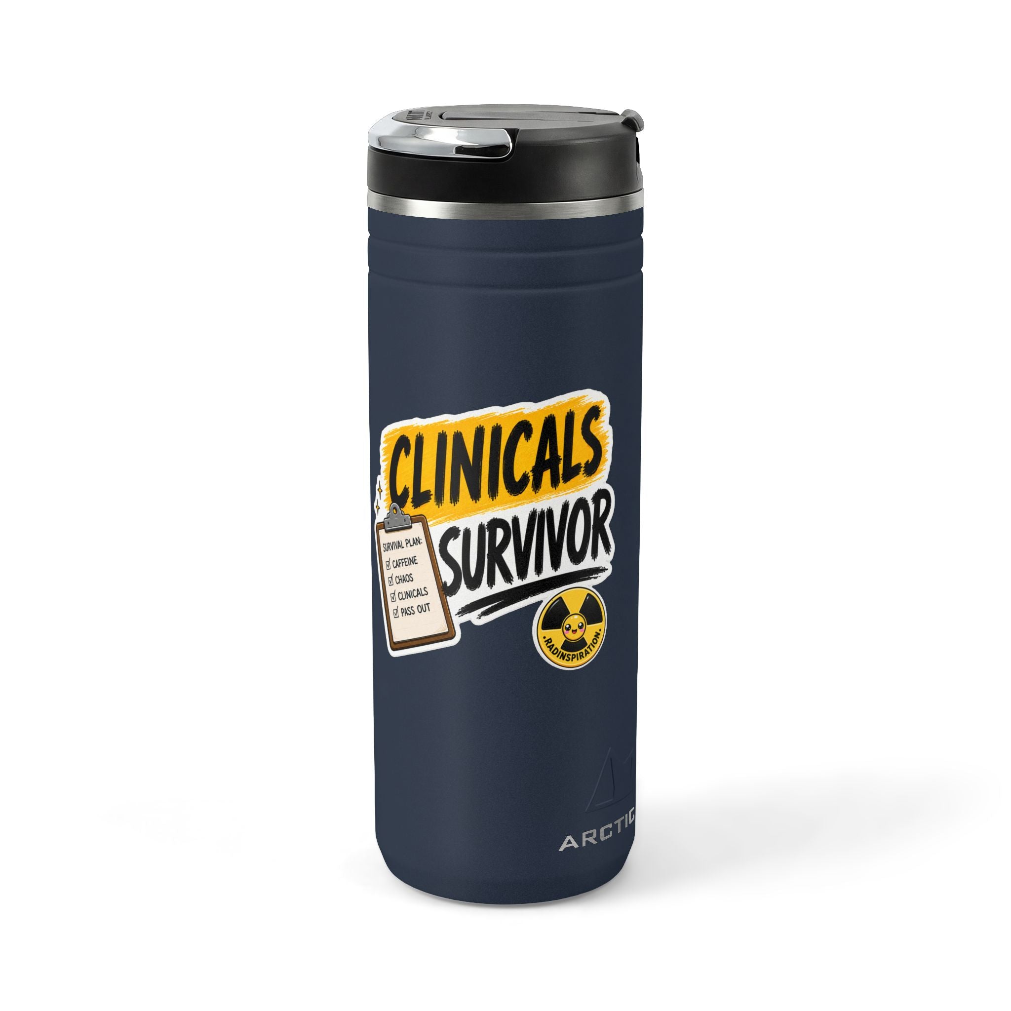 Titan Thermal Straw Tumbler - Clinicals Survivor, 24oz