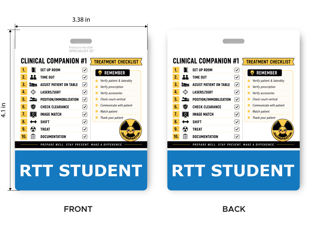 Clinical Companion #1 - RTT Student Badge Buddy